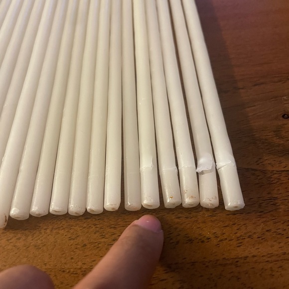 MCM Vintage Risque Taper Candles for Menora Candlestick Candleholder Rare 60s - Picture 5 of 10